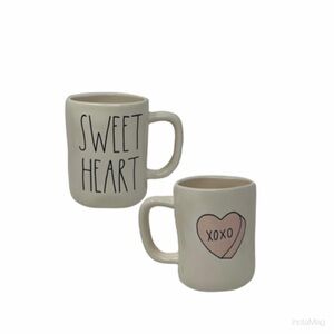 NEW Rae Dunn Sweet Heart Double Sided Mug with XOXO